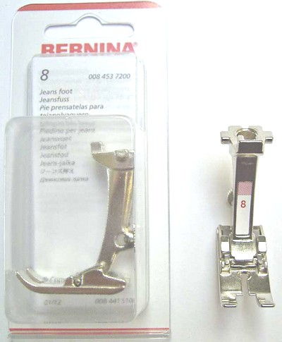 BERNINA PIED A JEANS N8 (130) Pied de biche - Pieds presseurs / Semelles 3903