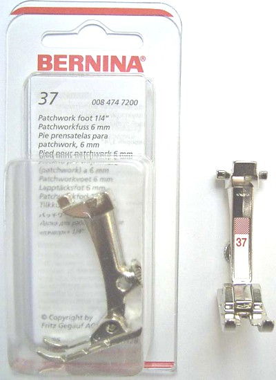 BERNINA PIED PATCHWORK 6MM N37 (130) Pied de biche - Pieds presseurs / Semelles 3923