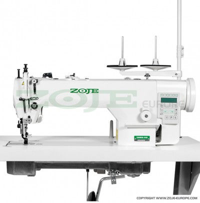 Machine à coudre industrielle double entrainement pour tapisserie ZOJE ZJ0303L-3-D3