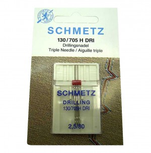 SCHMETZ 705H DRI (TRIPLE) - NM80 - 1 Aiguille Aiguilles universelles (130/705H)