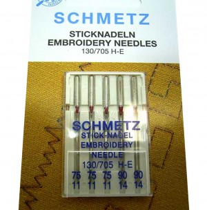 SCHMETZ 705H-E - SORT.75-90 - 5 Aiguilles Aiguilles universelles (130/705H)