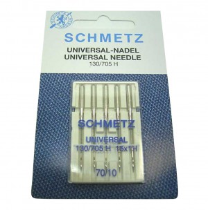 SCHMETZ 130/705H - NM70 - 5 Aiguilles Aiguilles universelles (130/705H)
