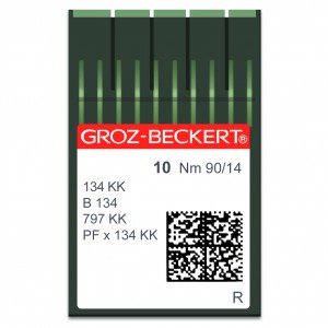 GROZ-BECKERT 134 KK /B 134 /797 KK - N°90 - 100pcs Aiguilles machine à coudre industrielles 134 LR/K