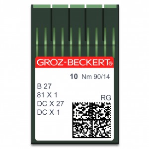 GROZ-BECKERT B 27/SY 6120/ 81x1 /DCx27 - N90 - 10pcs Aiguilles Surjeteuse Industrielle B27