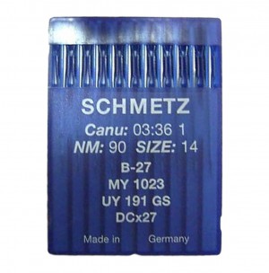 SCHMETZ B27 / DCX27 / MY1023 - NM90 - 10pcs Aiguilles Surjeteuse Industrielle B27