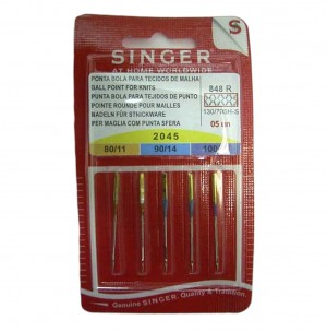 SINGER 2045 BL848 SINGER STR80-100 X5 Aiguilles machine à coudre singer (Sys. 2020,2045,2054)