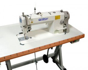 GEMSY GEM 5410 Machine à coudre industrielle double entraînement par aiguille