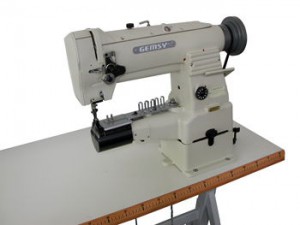 GEMSY GEM2156C Machine à coudre industrielle à triple entrainement canon