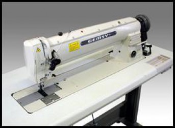 GEMSY GEM2156E-L Machine à coudre industrielle à triple entrainement grand bras