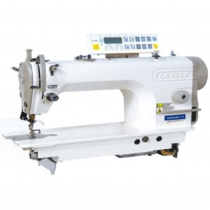 GEMSY GEM 9000W-7-WB - Non montée dans caisses Machine à coudre industrielle Piqueuse plate avec coupe fils