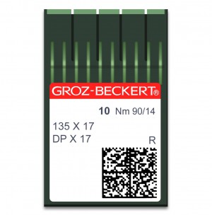 GROZ-BECKERT 135x17 /DPx17 - N°80 - 10pcs Aiguilles machine à coudre industrielle 135x17