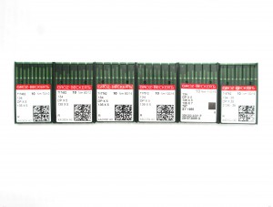 GROZ-BECKERT 134 R 135x5 - Nm 70,80,90,100,110 (5 plaquette 50 aiguilles) Aiguilles machine à coudre industrielle 134 R 135x5 DPx5 (grand talon)