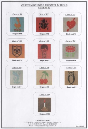 SILVER  Accessoires machine à tricoter