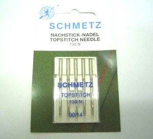 SCHMETZ 130N TOP STITCH - NM90 - 5pcs Aiguilles machine à coudre