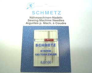 SCHMETZ 705H ZWI BR NE8.0 - NM100 - 1 Aiguille Aiguilles universelles (130/705H)