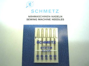 SCHMETZ ELX705 (VZS) - SORT.80-90 - 5 Aiguilles Aiguilles universelles (130/705H)