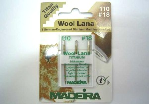 - A LAINE MADEIRA Aiguilles machine à coudre spéciale