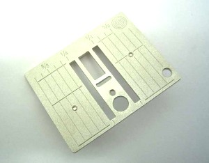 BERNINA  Plaque - Plaque glisière - Plaquettes