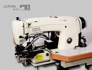 FOX US 63900 LH-AUT Machine à coudre industrielle à entraînement continue coup fils
