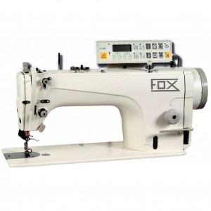 FOX 390 AUT Machine à coudre industrielle Piqueuse plate avec coupe fils