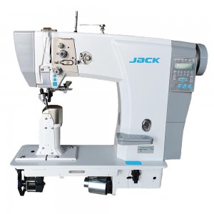 JACK JK-6691 Machine à coudre industrielle à triple entrainement à pilier
