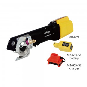 MICRO-TOP MB-60X Ciseaux de coupe à lame circulaire