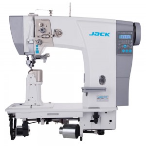 JACK 6692 Machine à coudre industrielle à triple entrainement à pilier