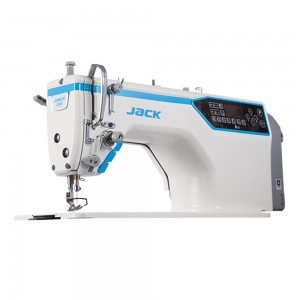 JACK A4F Machine à coudre industrielle Piqueuse plate avec coupe fils