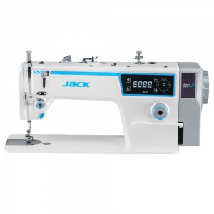 JACK A2C Machine à coudre industrielle Piqueuse plate avec coupe fils