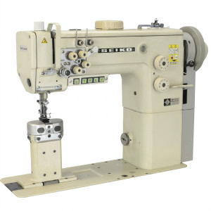 SEIKO BBWP-28BL-1-BTFL-CD-DS Machine à coudre industrielle à triple entrainement à pilier