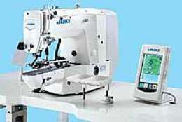 JUKI LK 1903A Machine Pose Boutons