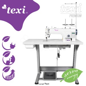 TEXI TRONIC 7 NF PREMIUM Machine à coudre industrielle double entraînement avec coupe fils