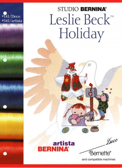 BROTHER LESLIE BECK HOLIDAY 141 Cartes / cd de broderies 2391