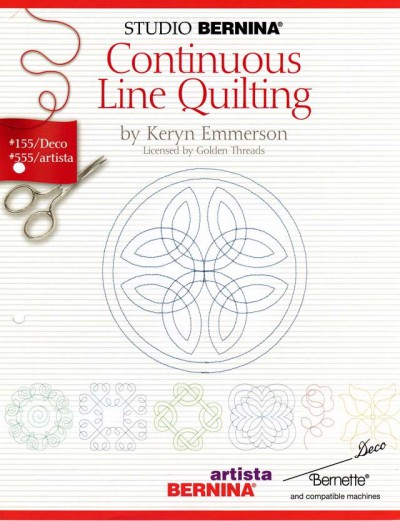 BROTHER CONTINUOUS LINE QUILTING 155 Cartes / cd de broderies 2399