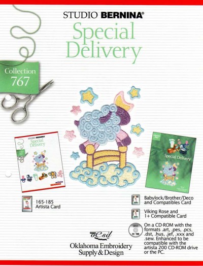 BROTHER SPECIAL DELIVERY 767 Cartes / cd de broderies 2409