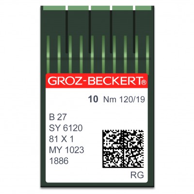GROZ-BECKERT B 27/SY 6120/MY 1023/1886 RG N120 Aiguilles machine à coudre 6641