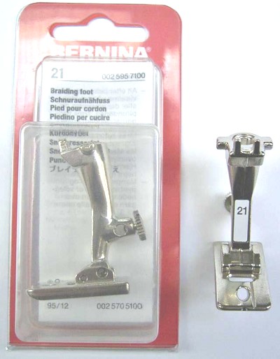 BERNINA PIED CORDON N21 (1008) Pied de biche - Pieds presseurs / Semelles 3586