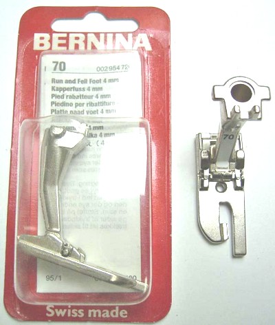 BERNINA PIED RABATTEUR 4MM N70 (1008) Pied de biche - Pieds presseurs / Semelles 3633