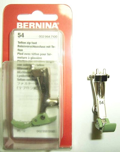 BERNINA PIED F.GLIS TEFLON N54 (1008) Pied de biche - Pieds presseurs / Semelles 3643