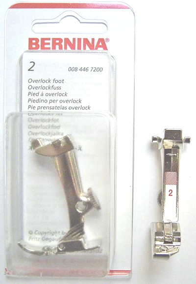 BERNINA PIED A OVERLOCK N (130) Pied de biche - Pieds presseurs / Semelles 3897