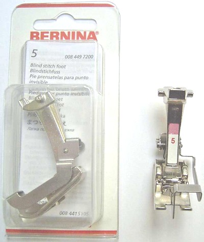 BERNINA PIED PTS INVISIBLES N5 (130) Pied de biche - Pieds presseurs / Semelles 3900