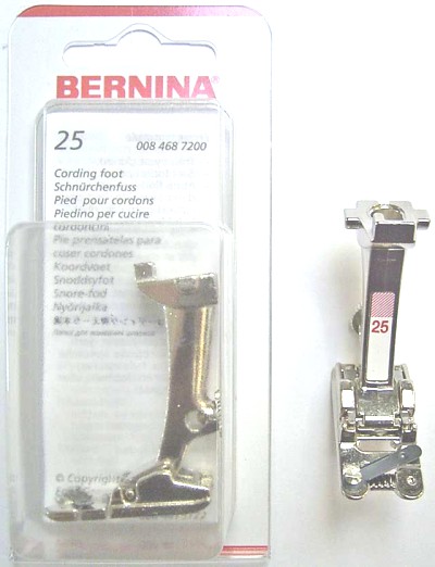 BERNINA 130 PIED POUR CORDON N25 Pied de biche - Pieds presseurs / Semelles 3917