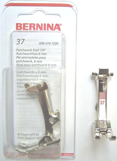 BERNINA PIED PATCHWORK 6MM N37 (130) Pied de biche - Pieds presseurs / Semelles 3923