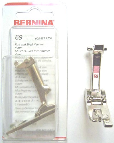 BERNINA PIED OURLE ROUL 4MM N69 (130) Pied de biche - Pieds presseurs / Semelles 3938