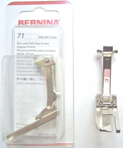 BERNINA PIED RABATTEUR 8MM N71 (130) Pied de biche - Pieds presseurs / Semelles 3940