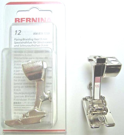 BERNINA PIED LAIN CORD 9MM N12C (EFG) Pied de biche - Pieds presseurs / Semelles 3970