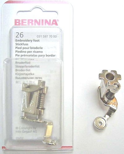 BERNINA PIED STOPPEUR N26 (130) Pied de biche - Pieds presseurs / Semelles 4151