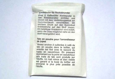 SACHET POUDRE CRAIE BLANCHE Craie etc. 8917