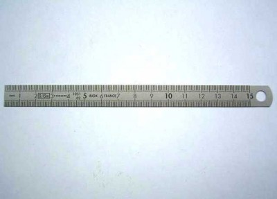 REGLET ACIER 15 CM Règles / Equerre 8978