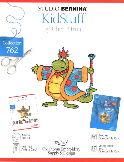 BERNINA KIDSTUFF BY CHERI STROLE 762 Cartes / cd de broderies 5390